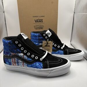 Vault Vans Sandy Jiang Spongebob Sk8-Hi 38 DX PW Patchwork Size 9.5 Men's NIB